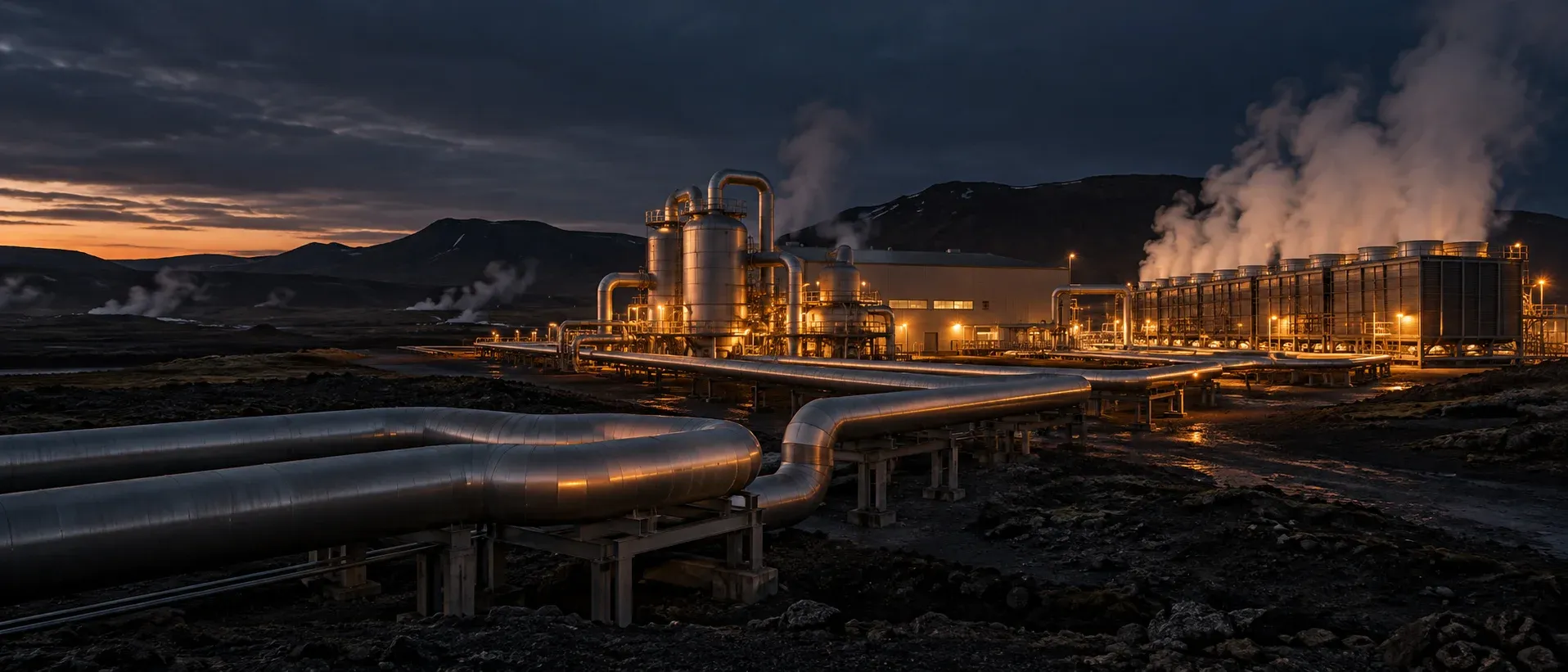 Geothermal industrial infrastructure